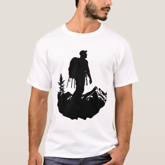 アウトドア+探検+ハイキング+旅行+アドベンチャー Tシャツ (正面)