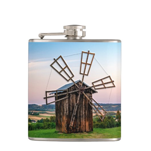 アウトハウスウィンドミル フラスク (正面)