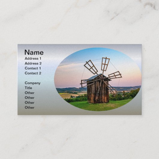 アウトハウスウィンドミル 名刺 (正面)