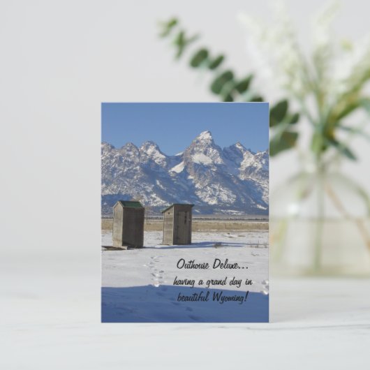 アウトハウスデラックスポストカード ポストカード (スタンド正面)