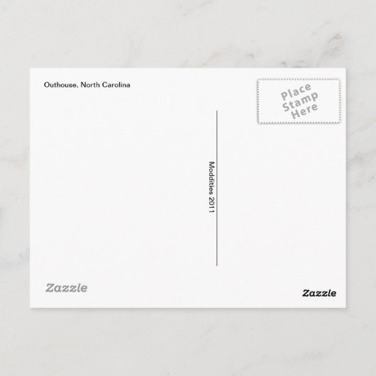 アウトハウスハガキ ポストカード (裏面)