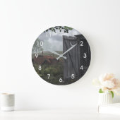 アウトハウス及び錆付き車時計 ラージ壁時計 (ホーム)