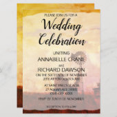 アウトバックオーストラリアの国の結婚式招待状 招待状 (正面/裏面)