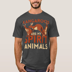 アウトバックオーストラリアKangaroo恋人スピリット動物カン Tシャツ