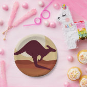 アウトバックカンガルー ペーパープレート (パーティー)