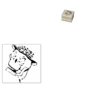 アウトバックスカルイラストレーションアートスタンプ ラバースタンプ (押印)