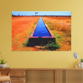 アウトバックトラフ32x48 キャンバスプリント (インサイチュ (リビング))