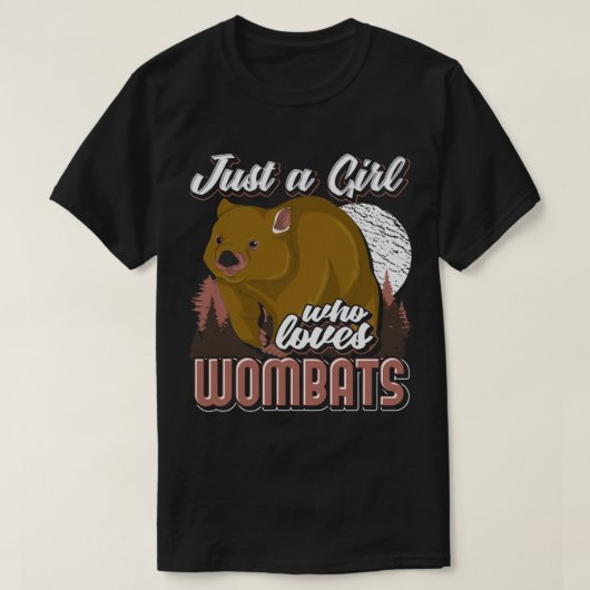 アウトバックワイルドライフオーストラリア動物愛好家女性少女 Tシャツ (デザイン正面)