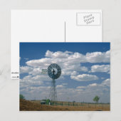 アウトバック風車（南オーストラリア） ポストカード (正面/裏面)