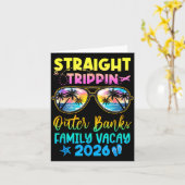 アウトバンクス家族バケーション2026直線 カード (黄色い花)