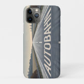 アウトバーン 無限のロードパースペクティブアート Case-Mate iPhoneケース (裏)