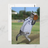 アウトフィールドのキャッチャー! ポストカード (正面/裏面)