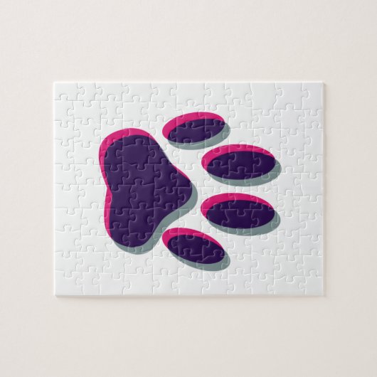 アウトフォーフォーカス犬のポープリント ジグソーパズル (横)