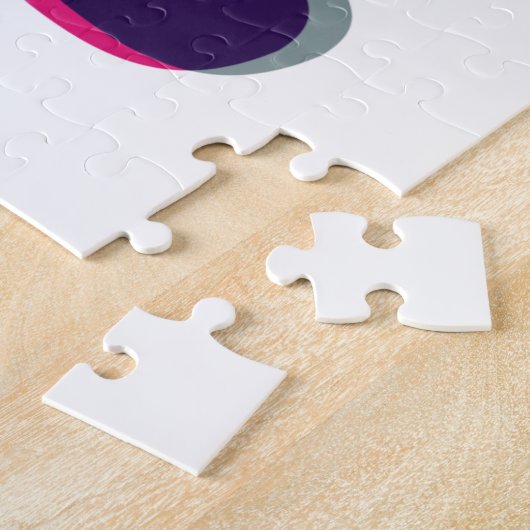 アウトフォーフォーカス犬のポープリント ジグソーパズル (側面)