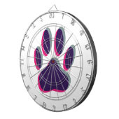 アウトフォーフォーカス犬のポープリント ダーツボード (正面右)