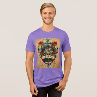 アウトラインアート トライブレンドTシャツ