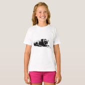 アウトラインラウンジドッグTシャツ Tシャツ (正面フル)