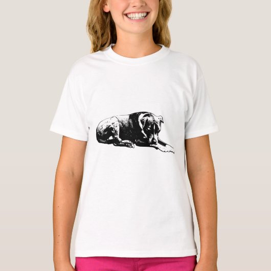 アウトラインラウンジドッグTシャツ Tシャツ (正面)
