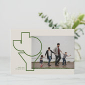 アウトライン付きジョイフラットホリデーカード シーズンカード (スタンド正面)