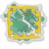 アウトランズの民バッジ シール (正面)