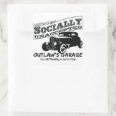 アウトローのガレージだ。社会的に受け入れられていない熱棒 スクエアシール (バッグ)