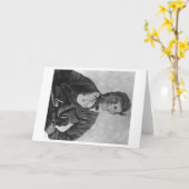 アウトロージェシー・ジェームズポートレート写真 カード (黄色い花)