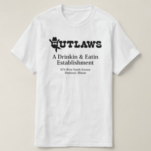 アウトローズレストラン&バー、エルムハースト、IL Tシャツ