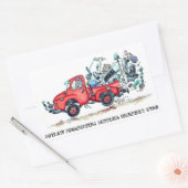 アウトロー試掘用品トラックステッカー 長方形シール (封筒)