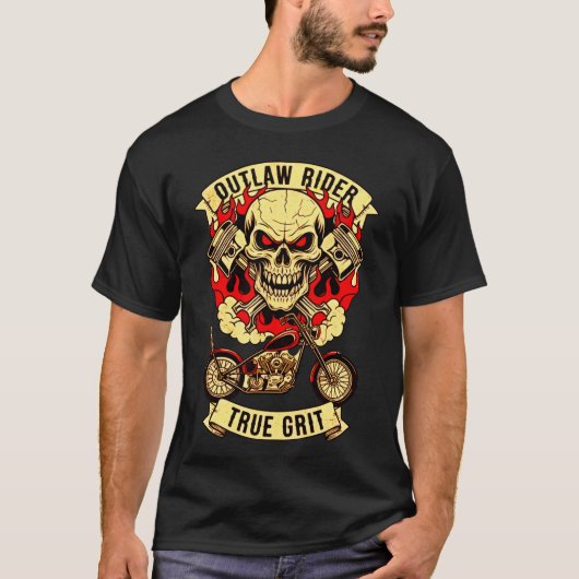 アウトロー・ライダー・トゥルー・グリット Tシャツ (正面)