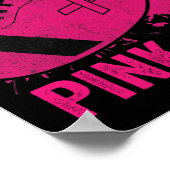 アウト乳がん認識度サッカー乳がん ポスター (角)