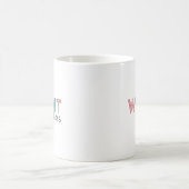 アウト先生学期末ハッピー最終日 コーヒーマグカップ (中央)