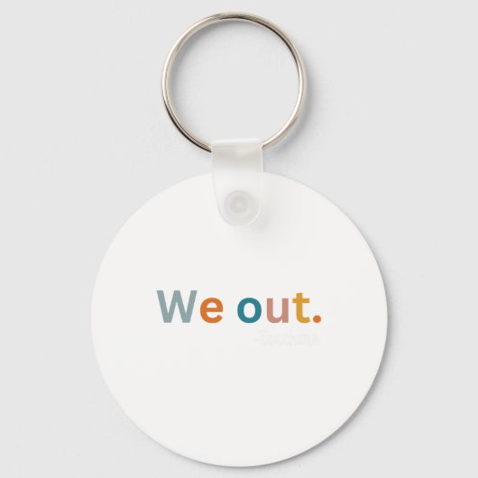 アウト先生幸せな最後の日学校女子男性グラ キーホルダー (正面)