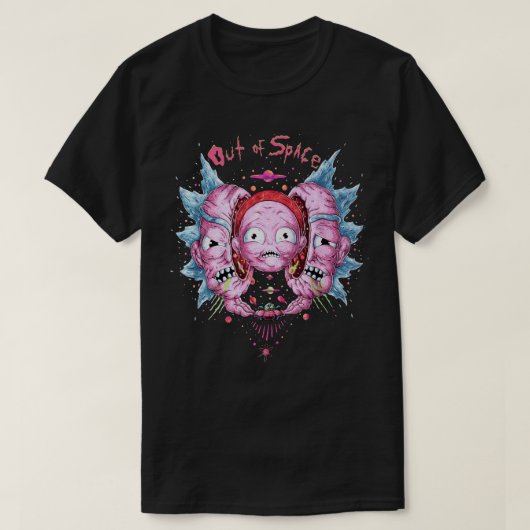 アウト宇宙R & M Tシャツ (デザイン正面)