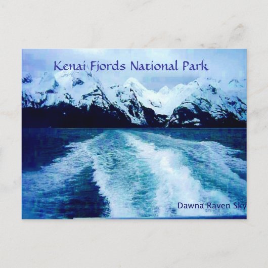 アウト湾で ポストカード (正面)