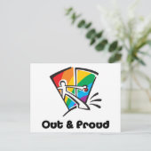 アウト誇りを持ったと ポストカード (スタンド正面)