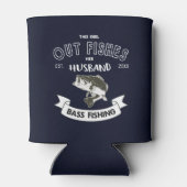 アウト魚おもしろい夫の妻ベース魚釣りマグ 缶クーラー