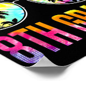 アウト8年生絞り染め卒業式の最終日 ポスター (角)