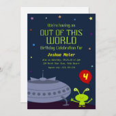 アウト·オブ·ザ·ザ·ワールド、誕生日招待状 招待状 (正面/裏面)