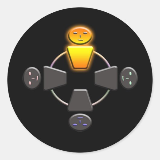 アウト・シャイン ラウンドシール (正面)