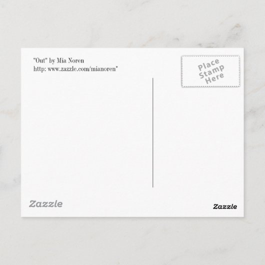 アウト ポストカード (裏面)