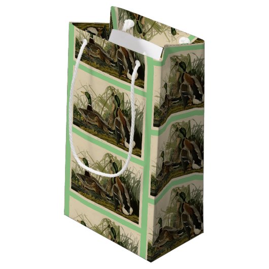 アウドゥボンの鳥のアメリカのマラード・ダック スモールペーパーバッグ (裏面アングル)