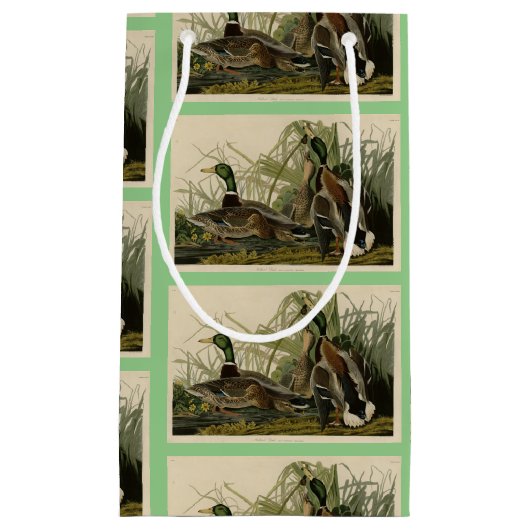 アウドゥボンの鳥のアメリカのマラード・ダック スモールペーパーバッグ (正面)