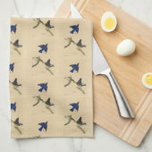 アウドゥボンの鳥のアメリカの東部のブルーバード キッチンタオル (四つ折り)