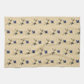 アウドゥボンの鳥のアメリカの東部のブルーバード キッチンタオル (横)