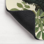 アウドゥボンレイヴン鳥クラシックのアートワーク マウスパッド (コーナー)