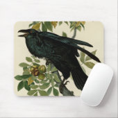 アウドゥボンレイヴン鳥クラシックのアートワーク マウスパッド (マウス)