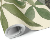 アウドゥボンレイヴン鳥クラシックのアートワーク ラッピングペーパー (ロールコーナー)