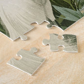 アウドボン・スノーウィー・ヘロン・ホワイト・エグレット・バード ジグソーパズル (側面)