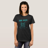 アウナウアウおもしろいアノーアミーム猫 Tシャツ (正面フル)