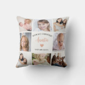 アウモダンンティカスタムコラージピンクハート クッション (裏面)